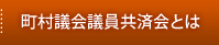 町村議会議員共済会とは